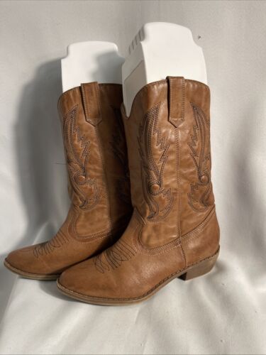 Coconuts Gaucho Women’s Boots Size 6M Western Beige