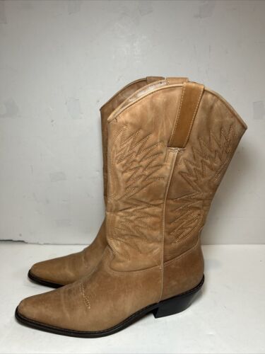 Coconut by Matisse Gaucho Western boot size 7.5  Cowboy Boots Brazil Brown