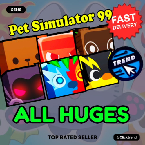 NEW YEARS Pet Simulator 99 CHEAPEST Huges – Gems – Pets – Eggs