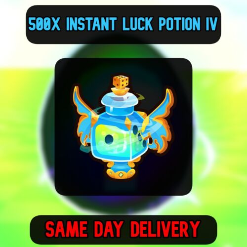 500x Instant Luck Potion IV | Pets Go | Cheap & Quick Delivery