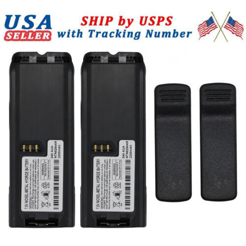 2 x 2100mAh NTN8923 NTN8294 Battery For MOTOROLA XTS4250 XTS5000 MTP300 MTP200