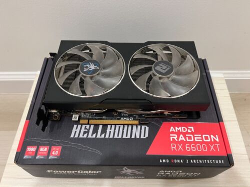 Powercolor AMD Radeon RX 6600XT 8GB DDR6 Hellhound GPU Video Graphic Card