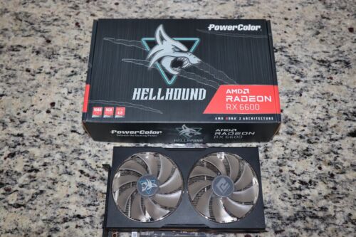 PowerColor Radeon RX 6600 8GB HellHound GDDR6 Video Graphics Card GPU #4166