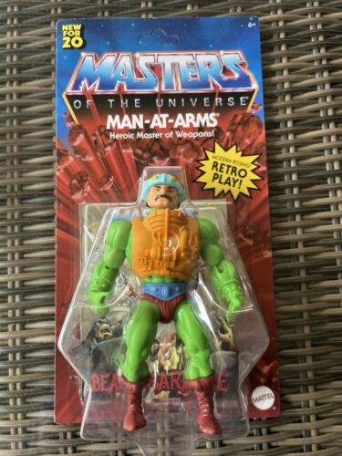 Masters Of The Universe 2020 Man at Arms Mattel Action Figure, Sealed