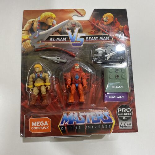 Mega Construx Masters Of The Universe He-Man vs Beast Man NEW MOTU BLOKS LEGO