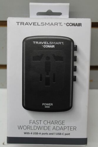 Travel Smart All-in-One Adapter with USB A & C Ports NEW – FREE SHIPPING