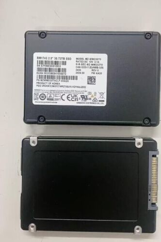 NEW Samsung BM1743  NETAPP U.2 4.0 30.72TB MZWMO30THCLF-00AG5 MZ-WMO30T0 SSD