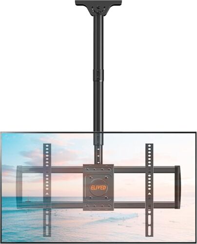 Elived Ceiling TV Mount for Most 37 75 In TVs Adjustable Height YD3016