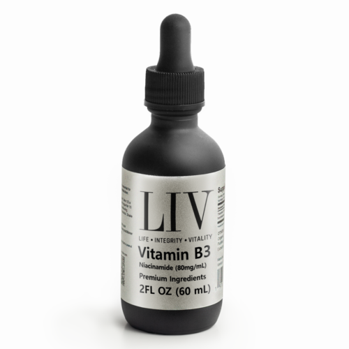 Vitamin B3 Niacin Liquid | Niacinamide • 80mg • 60 Servings • 2oz