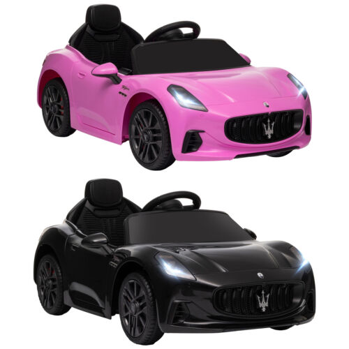 Qaba Maserati Gran Turismo Licensed 12V Kids Electric Car w/ Remote Control