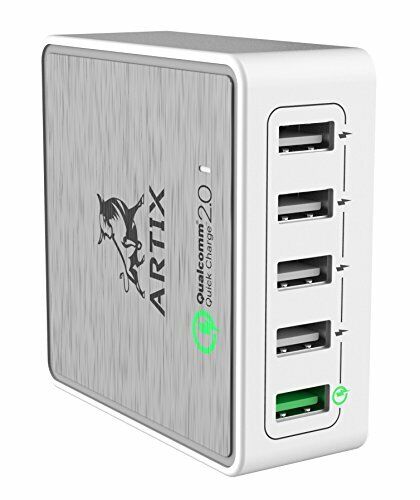 20 pcs Artix Quick Charge 2.0 5-Port USB Smart Charging Station, wholesale, bulk