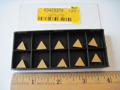 (Qty 10) Interstate TPU221 TCN55 Carbide Turning Inserts 03429370