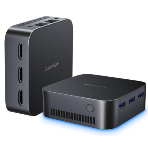 Blackview MP80 Mini PC Intel N5095 16GB RAM 1TB M.2 SSD Windows 11 Mini Computer