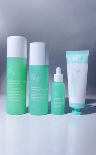 KrX Cica Recovery Bundle Rich Formula Calms And Hydrates Plant Based SkinCare