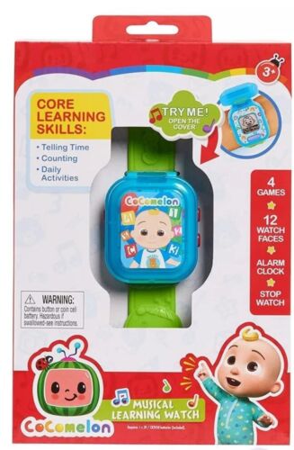 Cocomelon JJ Learning Wrist Watch Ages 3+ New Toy Telling Time Counting Play