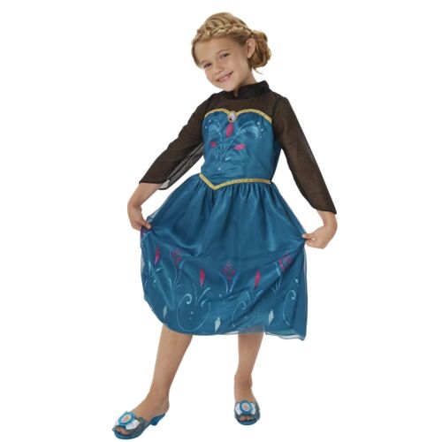 Disney Frozen Elsa Coronation Dress, Teal and Black ( ages 3+)