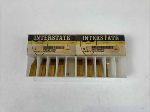 Lot of 15 Interstate TCN-28100-C Carbide Inserts VNMG-431E C5 TCN