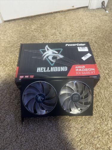 PowerColor Hellhound AMD Radeon RX 6600 XT 8GB GDDR6 Graphics Card