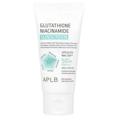 Glutathione Niacinamide, Sunscreen, SPF 50+ PA ++++, 1.35 fl oz (40 ml)