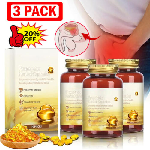 3 PCS NEW North Moon Capsules Prostate Health Reduce Frequent Urination For Men