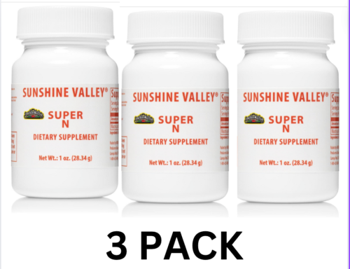 3 Pack Sunshine Valley Super N Niacinamide (Vitamin B3) Powder, 1 oz each