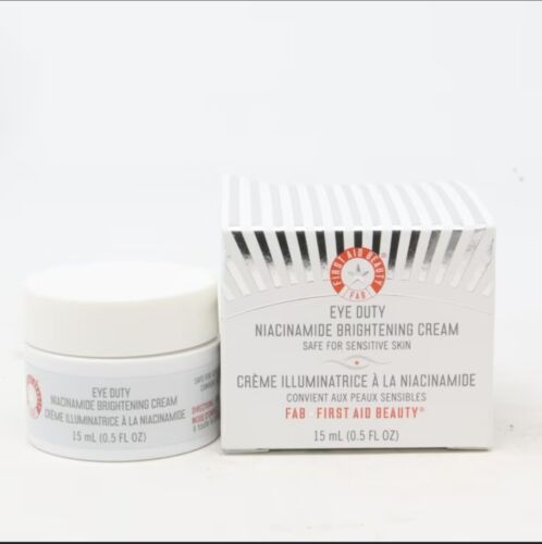 First Aid Beauty Eye Duty Niacinamide Brightening  Cream 0.5 oz FULL SIZE NIB FS