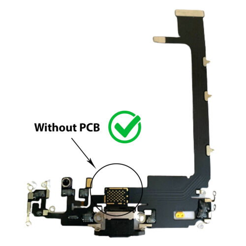 Black Charging Port Flex Cable Part for Apple iPhone 11 Pro Max Smart Phone