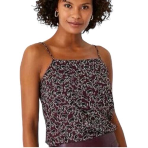 Ann Taylor Cat Square Neck Cami M