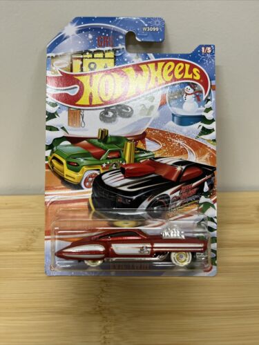 Hot Wheels Christmas Evil Twin Vehicle 2024 1:64 Scale Ages 3+