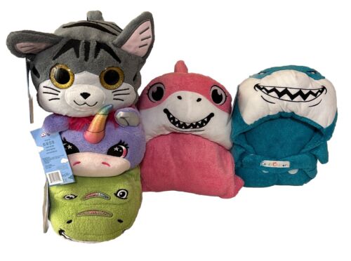 Comfy Critters Wearable Stuffed Animal Ages 3+ – Pillow/Blanket/Cape NEW