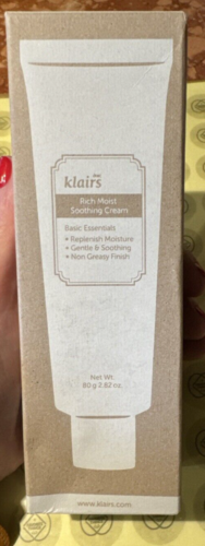 Klairs Rich Moist Soothing Cream 80 ml. Facial Moisturizer, FS, BNIB RTL $29