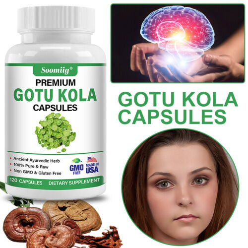 Gotu Kola Extract Capsules Centella Anxiety Brain Health Memory