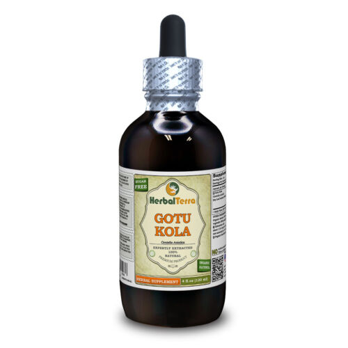 Gotu Kola (Centella Asiatica) Tincture, Organic Dried Leaf Liquid Extract