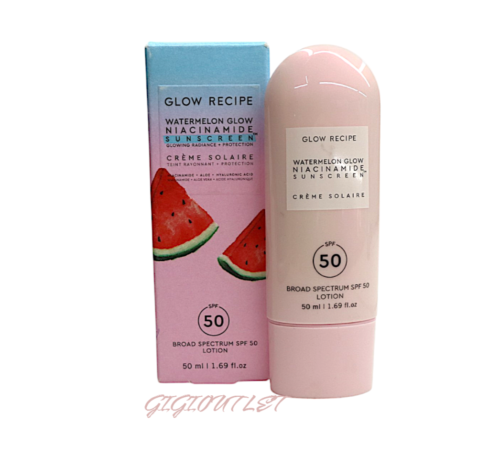 Glow Recipe Watermelon Glow Niacinamide  Sunscreen Cream SPF 50 1.69 fl. oz.