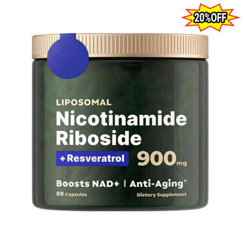 Nicotinamide Riboside 900mg – NAD+, Resveratrol – for Anti~Aging Energy Focus U