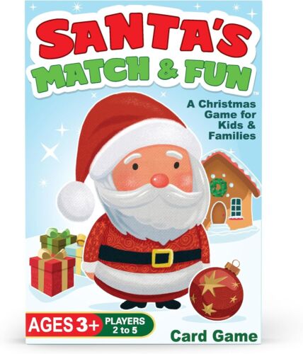 Santa’s Match & Fun – A Christmas Matching Game for Kids Ages 3 + | No…