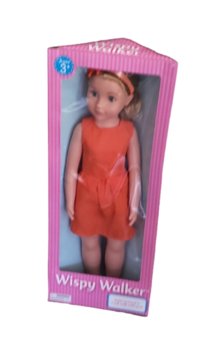 Uneeda Girl’s 27″ Life-Size Wispy Walker ‘Walk With Me’ Doll Blue Eyes Ages 3+