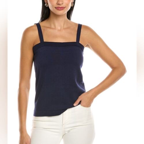 Anne Klein Women’s Square-Neck Sweater Tank Top Sz XL Distant Mountain Color NWT