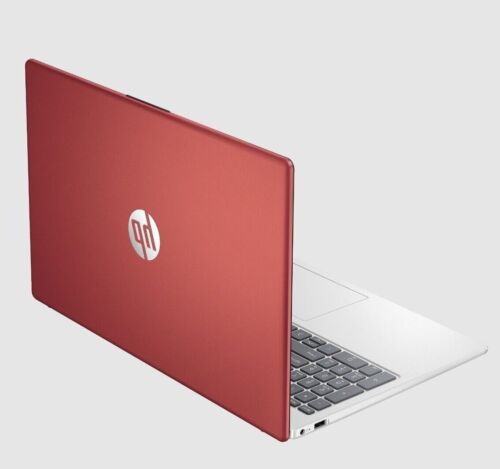 HP 15 Laptop 15.6″ HD Pentium Quad-Core N200 16GB 128GB SSD Webcam Win 11 Red