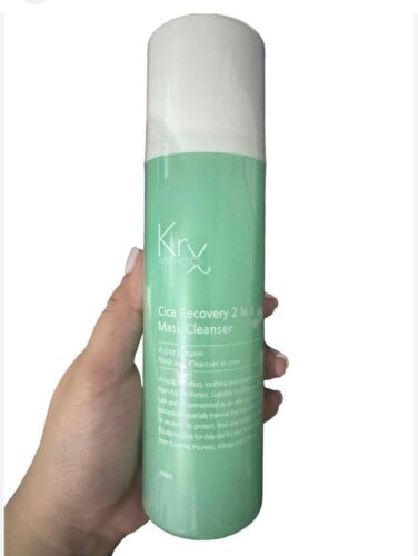 KrX Cica Recovery 2 in 1 Mask Cleanser Plant Based Antioxidant Rich Skin 200ml