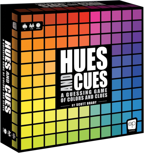 HUES and CUES – Vibrant Color Guessing Board Game for 3-10 Players Ages 8+, Conn