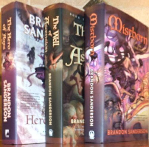 MISTBORN TRILOGY 3 HC FINAL EMPIRE Well Ascension HERO OF AGES Sanderson Most 1s