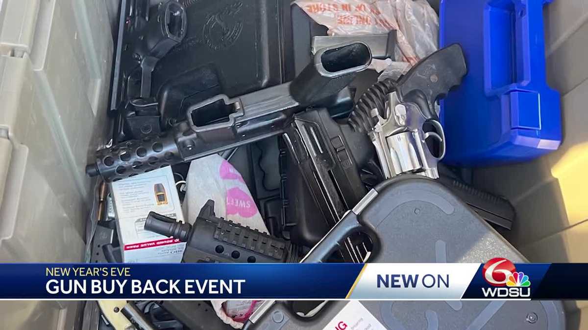 New Orleans group organizes another gun takeback event in time for New Year to decrease violence