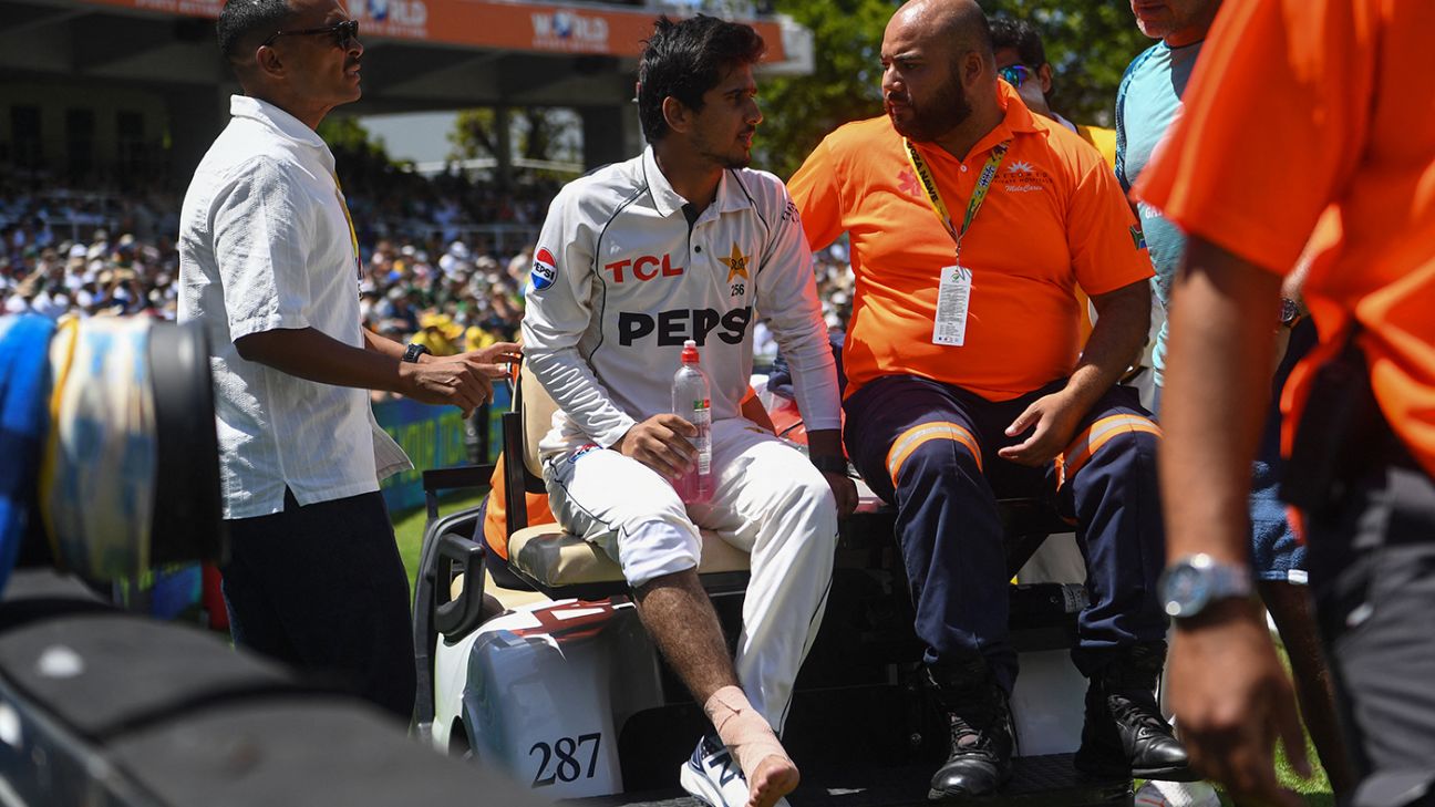 SA vs Pak 2024 – Pakistan’s Saim Ayub in Champions Trophy fitness race after suffering ankle fracture