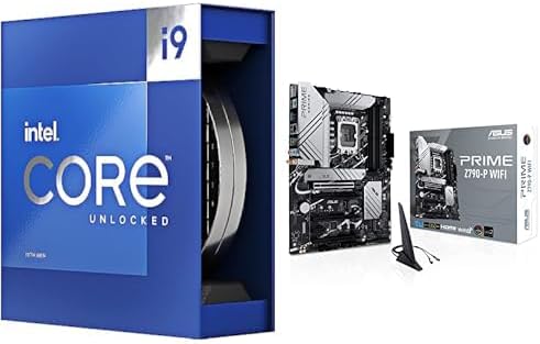 Intel Core i9-13900K Desktop Processor + ASUS Z790-P ATX Motherboard with WiFi 6 Motherboard