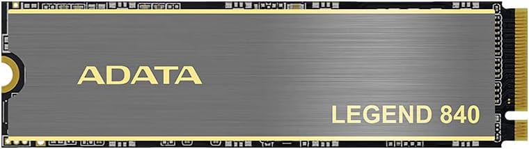 ADATA Legend 840 1TB PCIe Gen4 x4 NVMe 1.4 M.2 Internal Gaming SSD Up to 5,000 MB/s (ALEG-840-1TCS)