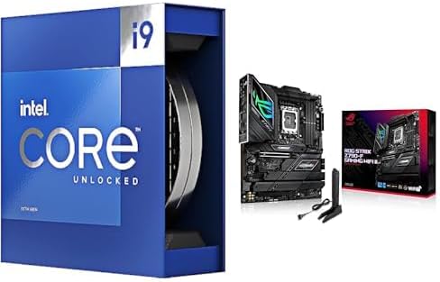 Intel Core i9-13900K Desktop Processor + ASUS ROG Strix Z790-F Gaming WiFi II Motherboard