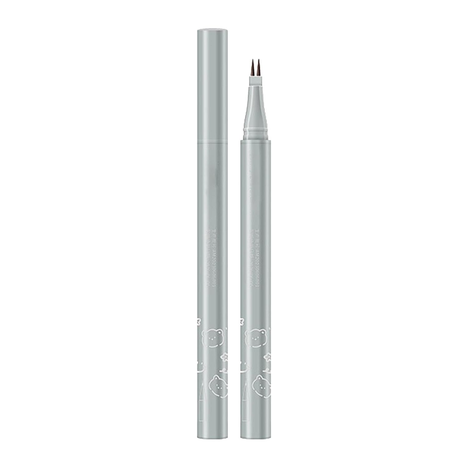 100ML Double Tip Lower Eyelash Pencil Anti Pronged Bottom Eyelashes Pen Liner Liquid Eyeliner Natural 3D Under Lashes For Makeup Eyeliner Pencil Vegan (B, One Size)