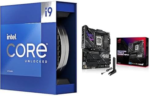 Intel Core i9-13900K Desktop Processor + ASUS ROG Strix Z790-E Gaming WiFi II Motherboard