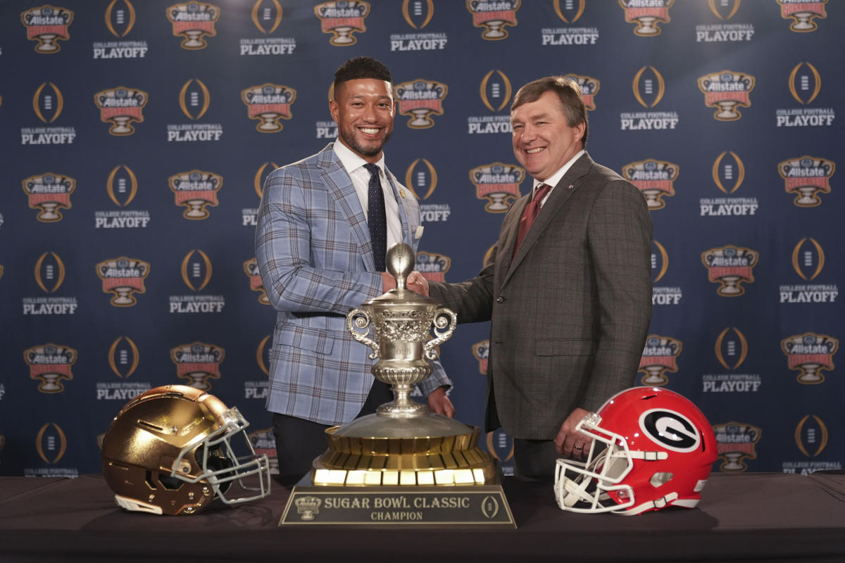 Georgia vs. Notre Dame score, live updates: College Football Playoff quarterfinal at the Sugar Bowl